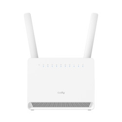 Cudy Router WiFi 4G LTE Cat 12 Gigabit AX3000 - Velocidade até 1000Mbps - 4 Portas - 1 Slot Nano SIM - Cat 12 - Cor Branco