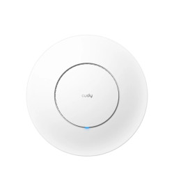 Cudy Ponto de acesso WiFi 6 de banda dupla AX3000 - Velocidade até 2500 Mbps - 1 porta - Montagem no tecto - Branco