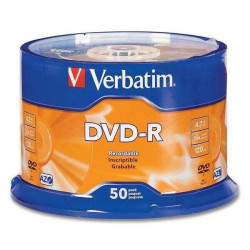 Verbatim DVD-R 16x 47GB (50 Uds)