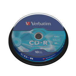 Verbatim CD-R 52x 700MB (10 Uds)