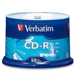 Verbatim CD-R 52x 700MB (50 Uds)